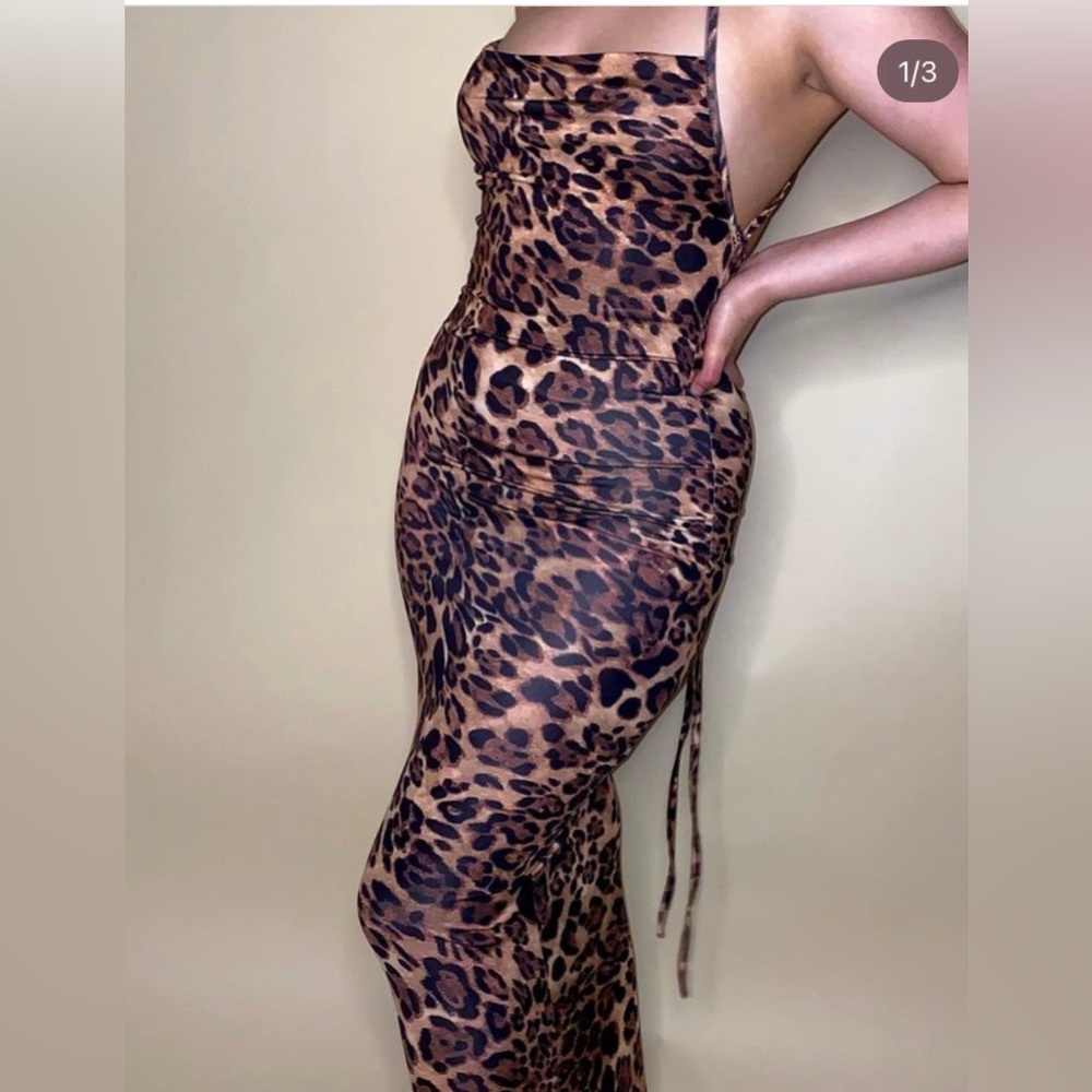 Leopard maxi dress - Picture 1 of 2